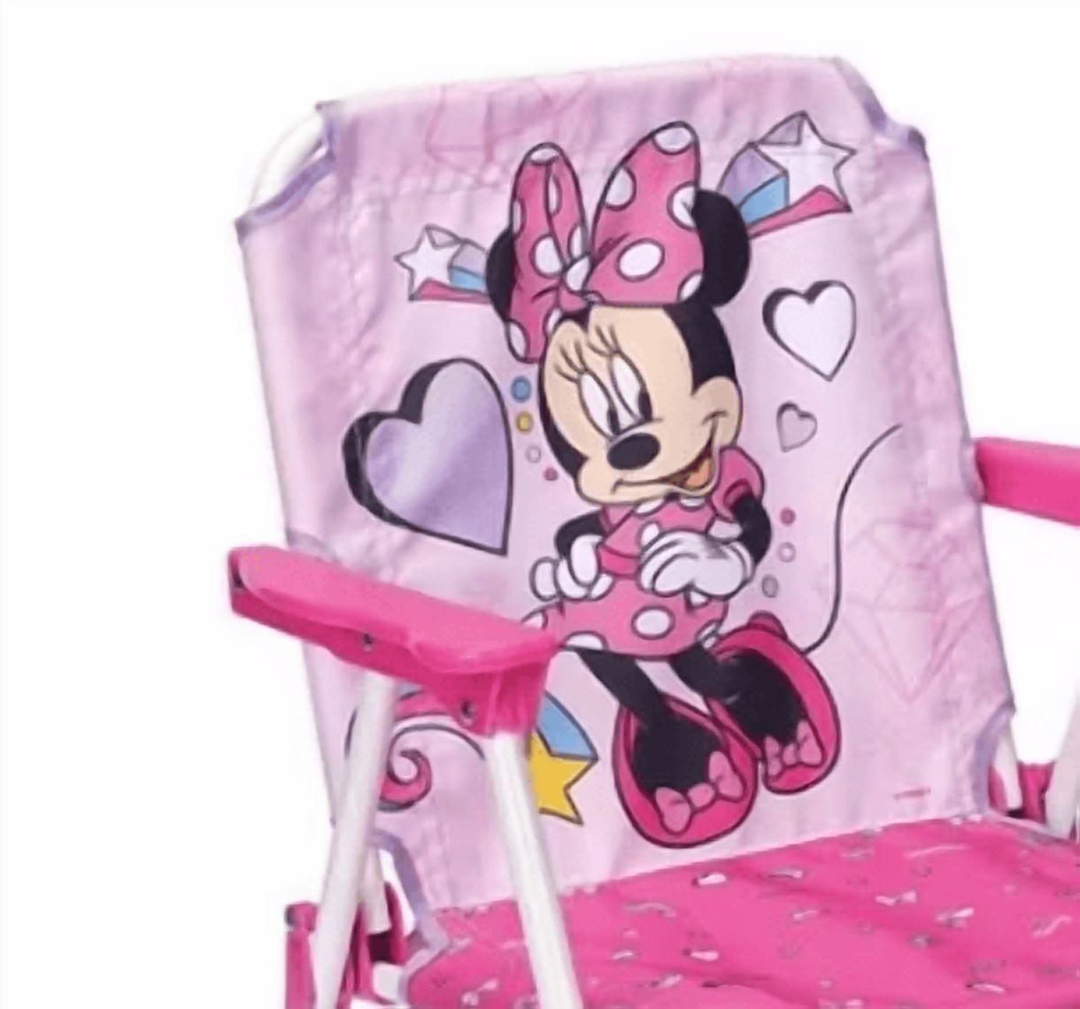 Adorable Minnie Mouse patio chair, perfect size and fun design for little ones
