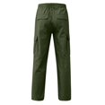 thumbnail image 6 of CONZONE Kids Boys Uniform Cargo Pants Wide Leg Baggy Chino Pants for Boys Elastic Waist Back To School Outdoor Joggers with Pockets, 6 of 6