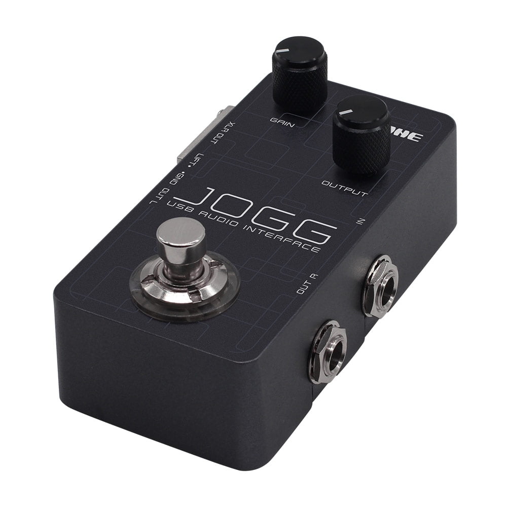 Hotone Jogg UA-10 USB Audio Interface Pedal for Home Studio Support ASIO