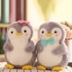 thumbnail image 5 of Gwong Juguete Lindo pingüino abrazando fruta peluche muñeca peluche juguete de juguete decoración para el hogar regalo de San Valentín Gwong 30004905, 5 of 7