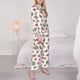 thumbnail image 3 of Fotbe Hand Drawn Watermelon Conjunto de Pijama de Manga Larga para Mujer con Estampado, Ropa de Dormir de 2 Piezas, Conjunto de Casa Suave y Cómodo con Bolsillos-X-Large, 3 of 7