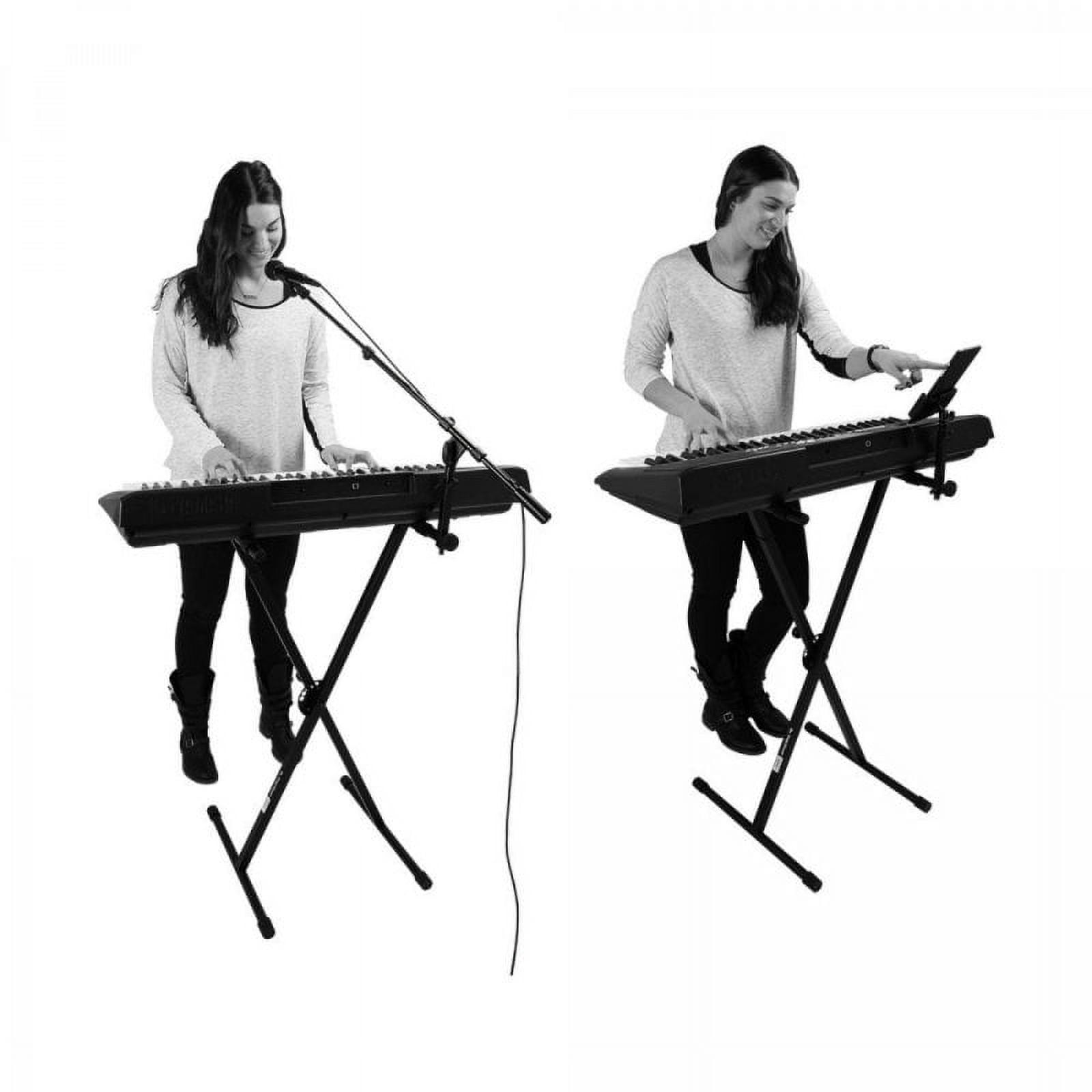 u-mount Mic Attachment Bar for Keyboard Stands w/Quick Release