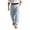 Sky Blue, variant on Men's Linen Pants Lightweight Casual Beach Pants Drawstring Elastic Waist Loose Fit Summer Trousers with Pockets