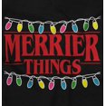 thumbnail image 2 of Merrier Things Christmas Lights Men's Graphic T Shirt Tees Brisco Brands L, 2 of 6