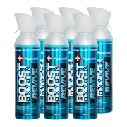 Boost Oxygen Large Revive Peppermint Aroma 10L Canister | Respiratory Support for Aerobic Recovery, Altitude, Performance & Health (6 Pack)