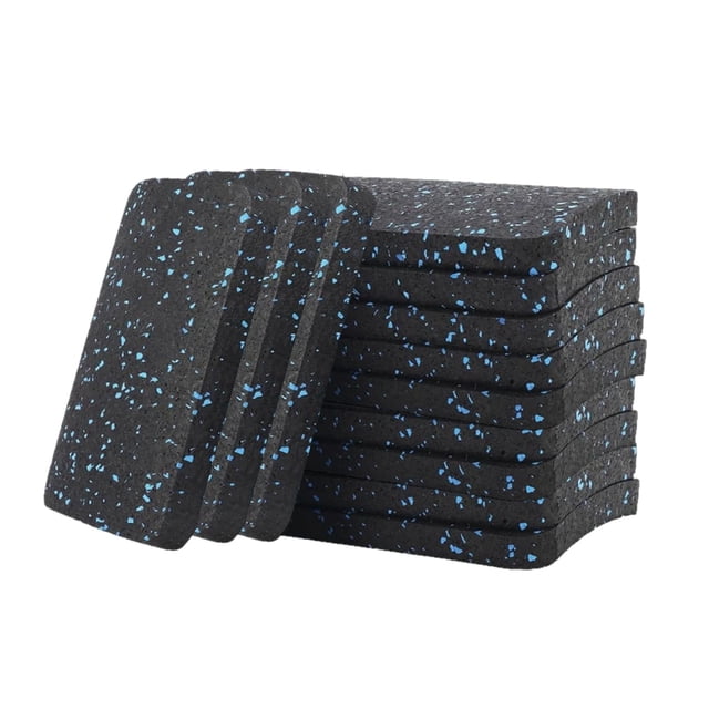 Almencla Treadmill Mat Anti Vibration Pad Nonslip Floor Protection Exercise Equipment Mat 12pcs