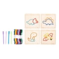 thumbnail image 4 of Wooden Lacing Embroidery Board Game Busy Board Learning and Educational Colorful Dinosaur, 4 of 8