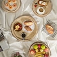 thumbnail image 5 of Wood Tree Bark Indented Display Tray Serving Plate Platter Charger, 5 of 11