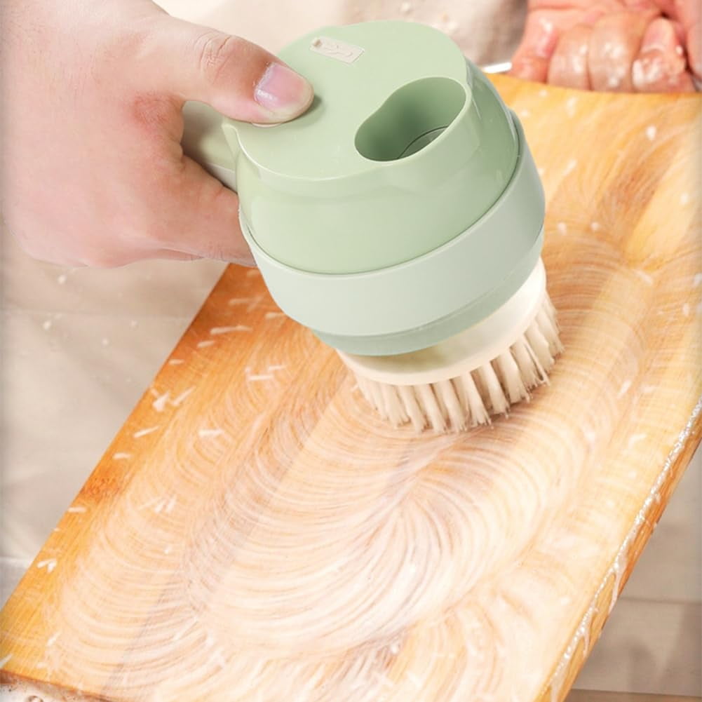 4 In1 Wireless Vegetable Processor Chop Whisk Clean Recharge, Smart Kitchen Appliances Chopper Vegetable Cutter Electric Slicer Ultimate Multi-Functional Small Hand Held Food Egg Onion Chopper