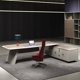 thumbnail image 3 of Computer Office Desk Organizer Corner Table L Shaped Monitor Drawers Console Desk Table Executive Bureau Meuble Office Supplies My Lux Decor Round, 3 of 14
