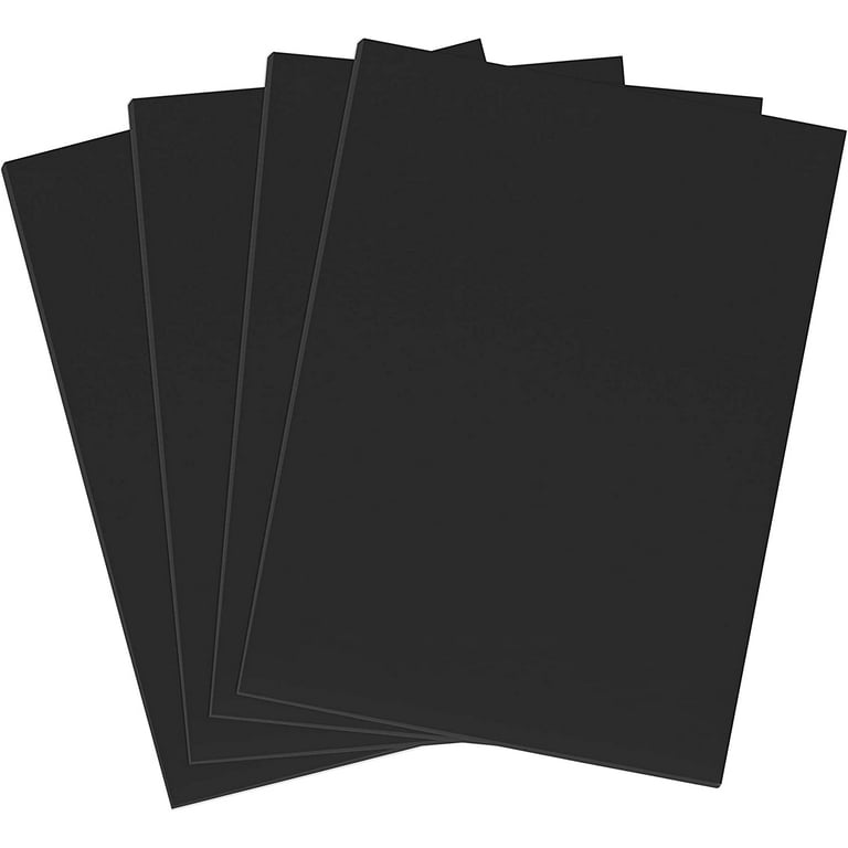 Eva Foam Sheets in Black, 9x12 Inches, 6mm- Extra Thick! Great Craft Foam  Paper (5)