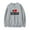 Grey, variant on I Love Maddox Batson Long Sleeve Tee 2025 Tour Merch Cosplay Unisex Fashion Streetwear Sweatshirts