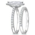 thumbnail image 3 of Created Forever Women's 1 1/3 CT Lab Created Diamond 14K White Gold Bridal Ring Set (G-H, VS1-VS2), 3 of 9