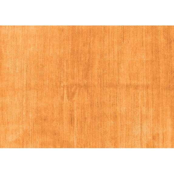 Ahgly Company Indoor Rectangle Abstract Orange Modern Area Rugs, 5' x 8'