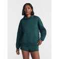 thumbnail image 3 of No Boundaries Oversized Fleece Hoodie, Women's and Women's Plus Sizes XXS-4X, 3 of 6
