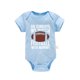 thumbnail image 2 of Gibobby Mamelucos para bebe niño polar con estampado de Rugby y letras de manga corta para niños y niñas, mono para recién nacidos, ropa para niños(Azul, 6-9 Meses), 2 of 4