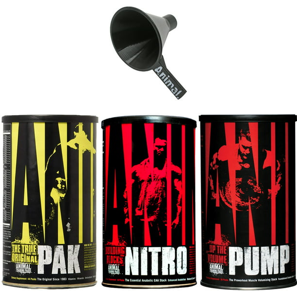 Universal Nutrition Animal Pak Essentials Stack with Funnel 