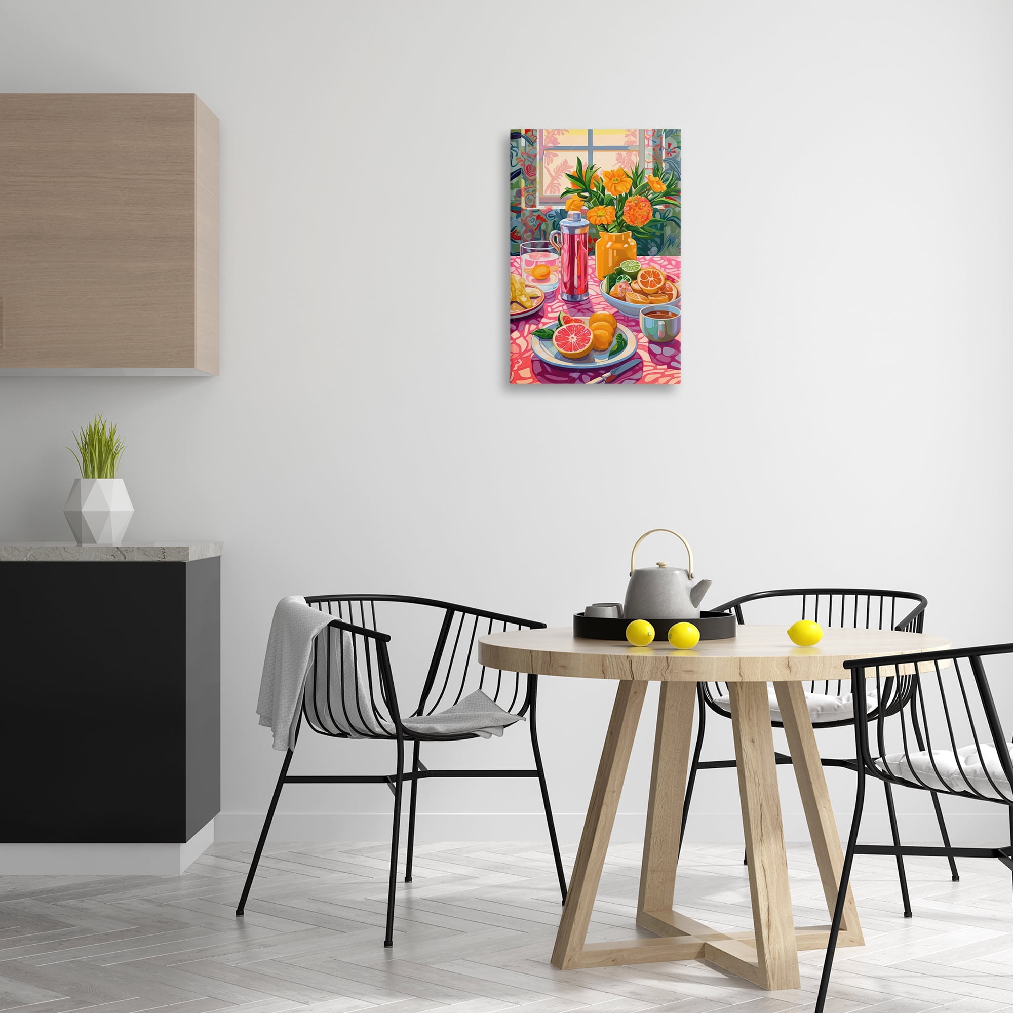 Stupell Industries Summer Table Spread Food & Beverage Painting Wrapped Canvas Art Print Wall Art, 16 x 24