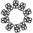 thumbnail image 4 of REOFLYUP 10Pcs Black Shoelace Locks Plastic Shoe Lace Buckles for Secure Fit and Everyday Use, 4 of 8