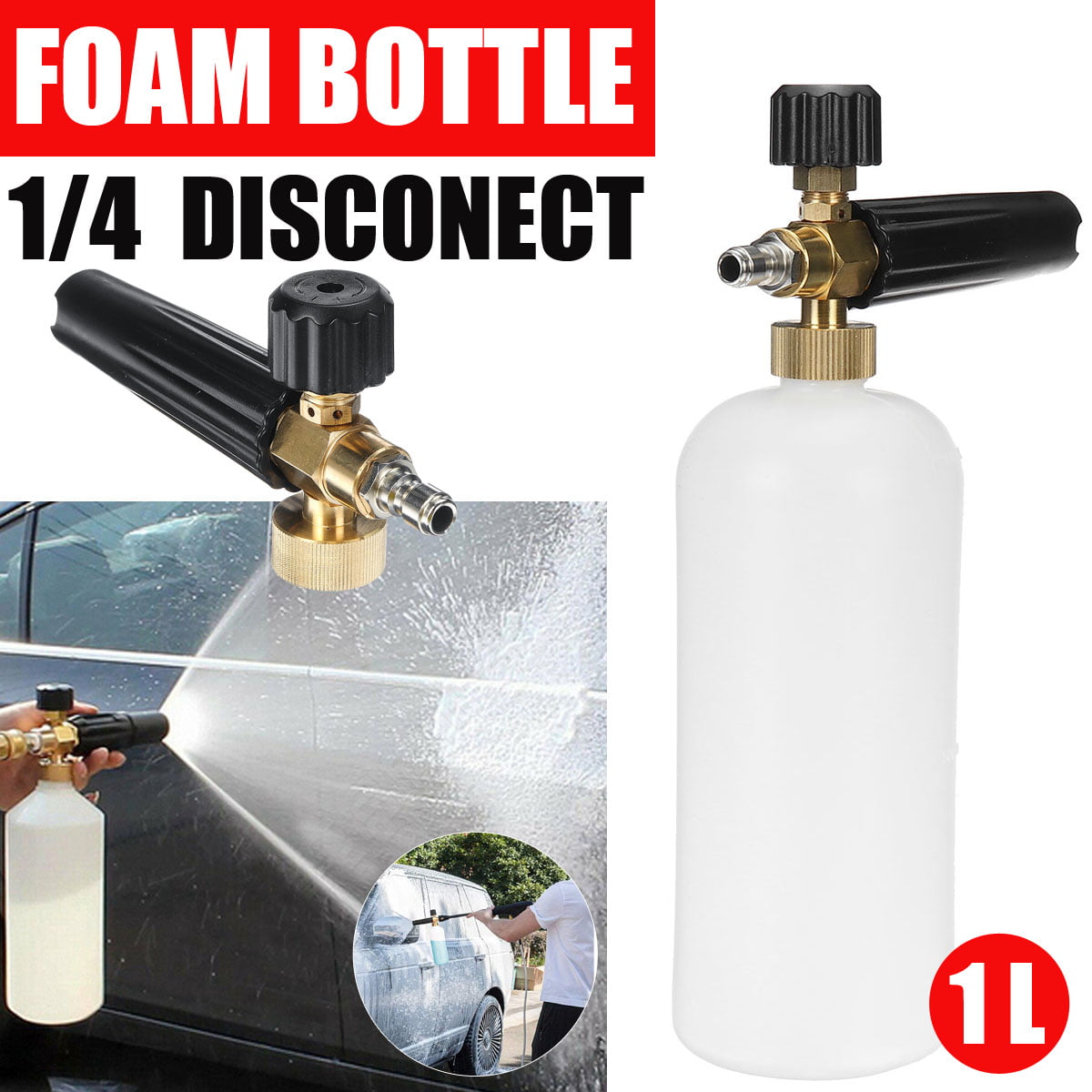 Foam Cannon II Foam Nozzle Pressure Washer Jet Wash with 1 4 Quick Connector ...