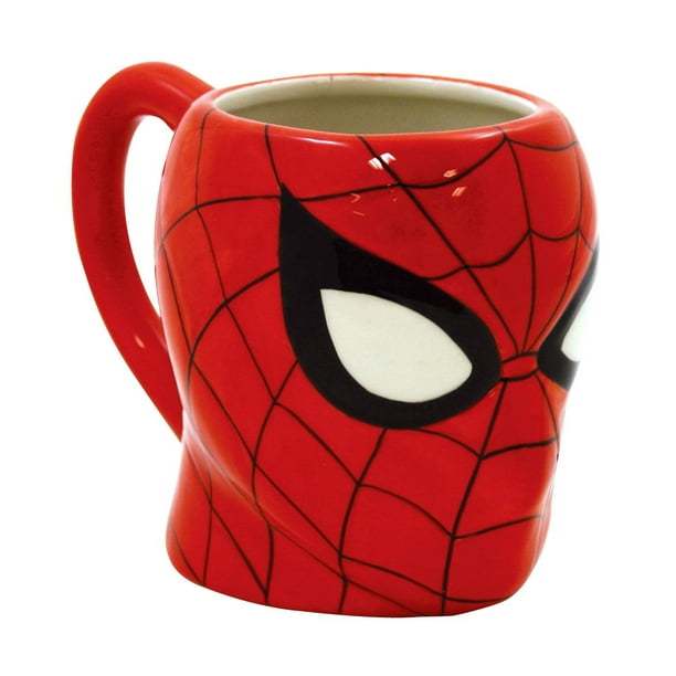 Marvel's Comics Spider-Man Molded Head Ceramic Mug, Officially Licensed By  ICUP From USA