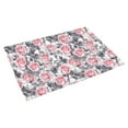 thumbnail image 2 of CADecor Pink Roses Spiders Halloween Non-Slip Bath Mat Rug Bath Doormat Floor Rug 30x18 inches, 2 of 2