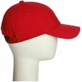 thumbnail image 7 of Sports Team Coach Baseball Hat Layered Arch Letters Unstructured Low Profile Cap, Red Hat White Green Letters, 7 of 7