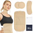 thumbnail image 1 of 5pcs Castor Waist Neck Pack Set with Chest Pads Castor Oil Wrap Mess-Free Castor Pack Wrap with Adjustable Straps Soft, 1 of 11