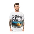 thumbnail image 1 of Fly Society The Breezy - Camiseta gráfica para hombre, color blanco, extragrande, 1 of 1