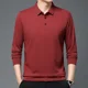 thumbnail image 3 of Sudadera formal masculina de negocios, holgada, polos para hombre, informal, normal, de invierno, de una pieza, en oferta, de lujo coreano, de poliéster, nuevo jersey, 3 of 4