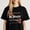 Black-3, variant on Religious themed Graphic for Adults Funny Revelation inspired Casual Tee print T Shirt