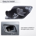 thumbnail image 7 of Unique Bargains Front Right Side Bumper Headlight Washer Nozzle Cover Cap for BMW 320i 2.0L L4 2013-2018 Bumper Trim Nozzle Cover No.51118067970 White 1 Pcs, 7 of 7