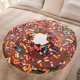 thumbnail image 5 of 71 Realistic Donut Blanket, Thermal Towel Blanket Lightweight and Soft Flannel Novelty Decorative Blanket, Perfectly Round Fuzzy Blanket on Bed Couch, 5 of 5