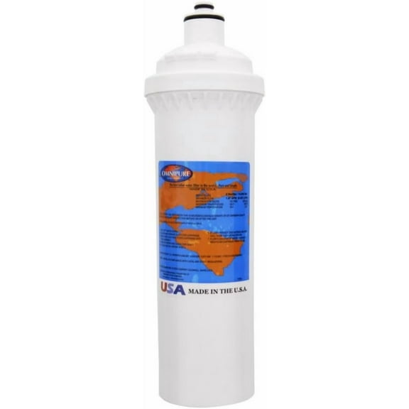 IPW Industries Inc-Omnipure - ELF 1M - 12.5" x 4" ELF-Series 1 Micron Carbon Block Filter