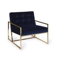 thumbnail image 1 of Pasargad RE-3883B Firenze Collection Loungechair - Navy, 1 of 1
