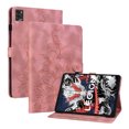 thumbnail image 2 of FJLBDE Case for Lenovo Legion Y700 (2025) 3rd Gen TB-321FC 8.8 inch, Embossed Flower PU Leather Flip Wallet Folio Stand Cover, Pink, 2 of 7