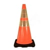 Cortina Safety Products 03-500-24 Dw Cone 28" 6"/4" Collars Black Base 10Lb