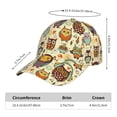 thumbnail image 2 of Sikiie Cute Owls Unisex Vintage Washed Unstructured Baseball Cap Soft Cap Adjustable Unisex Baseball Hat Dad Hat, 2 of 6