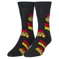 thumbnail image 2 of Crazy Socks Hulk Hogan Fun Print Novelty Crew Socks for Men, 2 of 6
