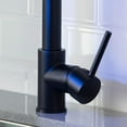 thumbnail image 4 of ANGELES HOME LED Light Kitchen Faucet with Pull Down Sprayer, Single Handle Kitchen Sink Faucet with 2 Spout, 360° Rotation, Matte Black, 4 of 9