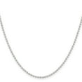 thumbnail image 2 of Stainless Steel Ball Beaded Chain Styles Necklace Chisel Polished 2 mm 30 inch, 2 of 4