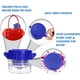 thumbnail image 3 of Trituradora de tabletas TUNC con contenedor de plástico multifunción portátil Azul, 3 of 5