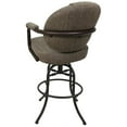 thumbnail image 2 of Swivel Tilt Metal 30" Bar Stools - M-70 - Plumley Cocoa on Brown, 2 of 2