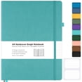 thumbnail image 1 of Cuaderno de Papel Milimetrado Tapa Dura A4 21x29.7 cm Verde Azulado MALEDEN, 1 of 6
