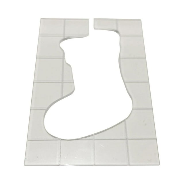 Ensemble de Couture de Noël Série Moins de 10, Modèle de Règle 5 Pcs en Forme Spéciale, Kit de Couture Creux, Patchwork DIY