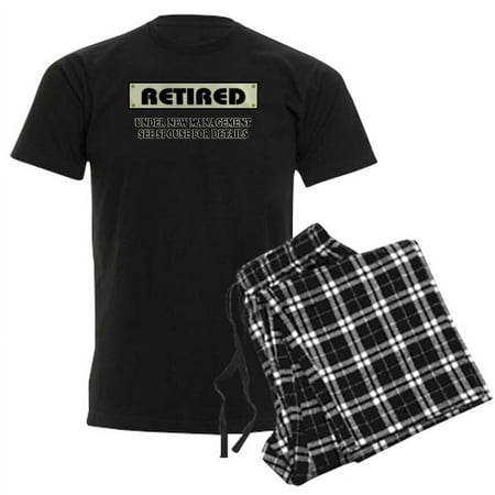 

CafePress - Funny Retirement Gift Retired - Men s Dark Pajamas