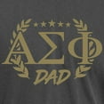 thumbnail image 3 of CafePress - Alpha Sigma Phi Greek Dad Gold T Shirt - Mens Comfort Colors Shirt, 3 of 5