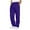 Purple, variant on HBFAGFB Pants for Men Comfortable Simple Sweatpants Loose Straight Trouser with Pockets Pink Size M