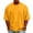 Yellow, variant on GrmtClth Mens Shirts Casual Short Sleeve Top Classic Knit -Neck T-Shirts Trend Solid Color Clothing White S