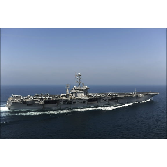 24"x36" Gallery Poster, aircraft carrier USS John C. Stennis (CVN 74) Arabian Gulf